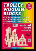 KLOCKI DREWNIANE NATU.W WOZKU BPZ-KUKURYKU. Wydawca: Kukuryku. SmakLiter.pl Opakowanie KLOCKI DREWNIANE NATU.W WOZKU BPZ-KUKURYKU