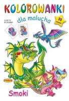 Kolorowanki dla malucha Smoki. Autor:   Praca zbiorowa. SmakLiter.pl Okładka książki Kolorowanki dla malucha Smoki