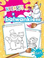 Okładka książki Koloruj z bałwankiem
