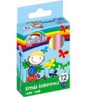 Kreda kolorowa 12 kolorów. Wydawca: Fiorello. SmakLiter.pl Opakowanie Kreda kolorowa 12 kolorów
