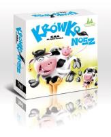 Krówkonosz Gra planszowa. Autor: JAWA. SmakLiter.pl Okładka książki Krówkonosz Gra planszowa