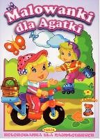 Malowanki dla Agatki. Autor: Opracowanie zbiorowe. SmakLiter.pl Okładka książki Malowanki dla Agatki