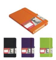 Opakowanie Notes w kratkę A7 Secesja czarny