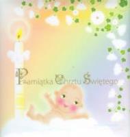 Pamiątka Chrztu Świętego. Autor: Zofia Szymanek. SmakLiter.pl Okładka książki Pamiątka Chrztu Świętego