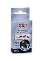 Opakowanie Pinezki tablicowe - kołki kolorowe (50szt)