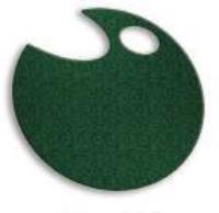 Opakowanie Wstążka filcowa 1cm x 6m ciemna zieleń (13szt)MONA