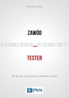 Zawód tester. Autor: Smilgin Radosław. SmakLiter.pl Okładka książki Zawód tester