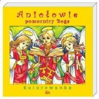Aniołowie pomocnicy Boga. Kolorowanka. Autor: praca zbiorowa. SmakLiter.pl Okładka książki Aniołowie pomocnicy Boga. Kolorowanka