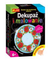Opakowanie Handmade - Dekupaż i malowanie. Letni wianuszek