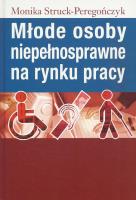 Okładka książki Młode osoby niepełnosprawne na rynku pracy