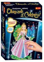 Opakowanie Obrazek z Cekinów. Królewna