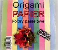 Opakowanie Origami papier 14x14cm pastele