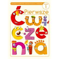 Pierwsze ćwiczenia cz.1. Autor: Marta Buk-Cegiełka i Jadwiga Dejko. SmakLiter.pl Okładka książki Pierwsze ćwiczenia cz.1