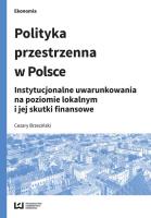 Okładka książki Polityka przestrzenna w Polsce