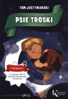 Psie troski kolor BR GREG. Autor: Justyniarski Tomasz. SmakLiter.pl Okładka książki Psie troski kolor BR GREG