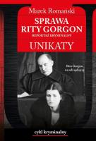 Sprawa Rity Gorgon Unikaty. Autor: Romański Marek. SmakLiter.pl Okładka książki Sprawa Rity Gorgon Unikaty