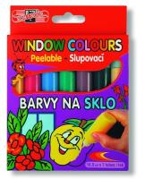 Farby witrażowe 10,5ml 5 kolorów + 2 kontury. Wydawca: Koh-I-Noor. SmakLiter.pl Opakowanie Farby witrażowe 10,5ml 5 kolorów + 2 kontury