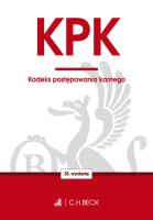 Kodeks postępowania karnego. Autor: Opracowanie zbiorowe. SmakLiter.pl Okładka książki Kodeks postępowania karnego