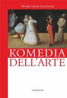 Komedia dell'arte. Autor: Surma-Gawłowska Monika. SmakLiter.pl Okładka książki Komedia dell'arte