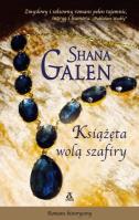 Książęta wolą szafiry. Autor: Galen Shana. SmakLiter.pl Okładka książki Książęta wolą szafiry