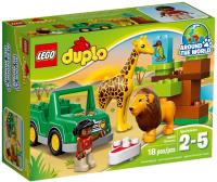 Lego Duplo Sawanna. Autor: Duplo. SmakLiter.pl Okładka książki Lego Duplo Sawanna