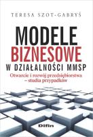 Okładka książki Modele biznesowe w działalności MMSP