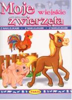 Moje wiejskie zwierzęta. Autor: Il. Mariola Budek. SmakLiter.pl Okładka książki Moje wiejskie zwierzęta