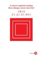 O sztuce rządzenia według Mozi, Mengzi, Xunzi, Han Feizi. Autor: Mengzi, Xunzi, Han Feizi. SmakLiter.pl Okładka książki O sztuce rządzenia według Mozi, Mengzi, Xunzi, Han Feizi