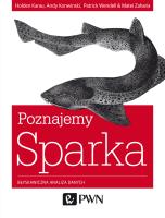 Okładka książki Poznajemy Sparka Błyskawiczna analiza danych