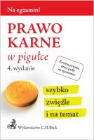 Okładka książki Prawo karne w pigułce