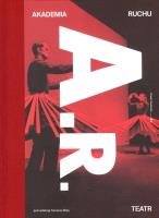 Akademia Ruchu Teatr. Autor: red. Tomasz Plata. SmakLiter.pl Okładka książki Akademia Ruchu Teatr