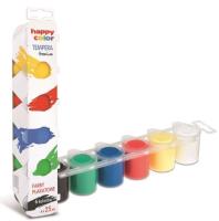 Opakowanie Farba plakatowa Tempera 6 kolorów HAPPY COLOR