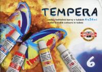 Farby tempery 6x16ml 6 kolorów. Wydawca: Koh-I-Noor. SmakLiter.pl Opakowanie Farby tempery 6x16ml 6 kolorów