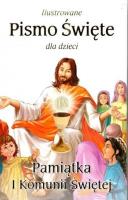 Ilustrowane Pismo Święte dla dzieci obwoluta. Autor: Winkler Jude. SmakLiter.pl Okładka książki Ilustrowane Pismo Święte dla dzieci obwoluta