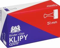 Klipy biurowe Grand. Wydawca: KW TRADE. SmakLiter.pl Opakowanie Klipy biurowe Grand
