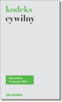 Kodeks cywilny. Autor: Agnieszka Kaszok (oprac.). SmakLiter.pl Okładka książki Kodeks cywilny