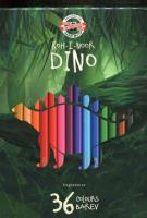 Kredki Dino 36 kolorów. Wydawca: Koh-I-Noor. SmakLiter.pl Opakowanie Kredki Dino 36 kolorów