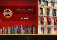 Opakowanie Kredki Pastele sucheToison D'or 36 kolorów