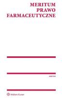 MERITUM Prawo farmaceutyczne. Autor: Adamczyk Joanna, Chmielewska Emilia, Kęska Katarzyna, Magdalena Krekora. SmakLiter.pl Okładka książki MERITUM Prawo farmaceutyczne