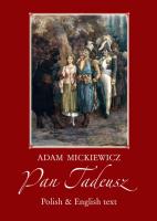 Pan Tadeusz. Autor: Adam Mickiewicz. SmakLiter.pl Okładka książki Pan Tadeusz
