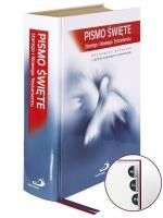 Okładka książki Pismo Święte Starego i Nowego Testamentu z paginatorami