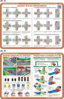 Podkładka edukacyjna. Bezpieczeństwo na drodze, pierwsza pom. Autor: inne. SmakLiter.pl Okładka książki Podkładka edukacyjna. Bezpieczeństwo na drodze, pierwsza pom