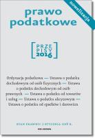 Prawo podatkowe Przepisy 2016. Autor: Opracowanie zbiorowe. SmakLiter.pl Okładka książki Prawo podatkowe Przepisy 2016