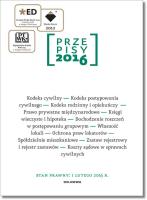 Przepisy 2016. Zbiór cywilny. Autor: Opracowanie zbiorowe. SmakLiter.pl Okładka książki Przepisy 2016. Zbiór cywilny