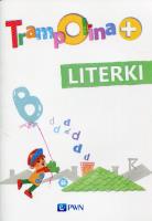Trampolina+ Literki. Autor: Magdalena Anna Zbąska. SmakLiter.pl Okładka książki Trampolina+ Literki