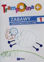 Trampolina + Zabawy grafomotoryczne 1. Autor: Lekan Elżbieta. SmakLiter.pl Okładka książki Trampolina + Zabawy grafomotoryczne 1