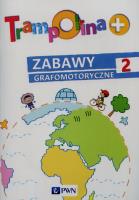 Trampolina + Zabawy grafomotoryczne 2. Autor: Lekan Elżbieta. SmakLiter.pl Okładka książki Trampolina + Zabawy grafomotoryczne 2