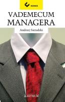 Okładka książki Vademecum managera