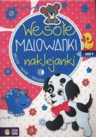 Okładka książki Wesołe malowanki naklejanki Część 4