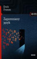 Zapomniany język. Autor: Erich Fromm. SmakLiter.pl Okładka książki Zapomniany język